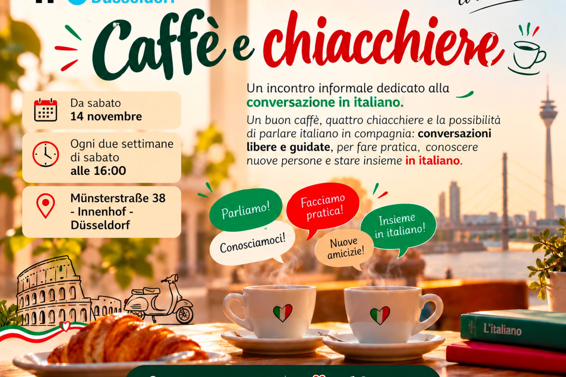 Caffè e chiacchiere in Düsseldorf-2