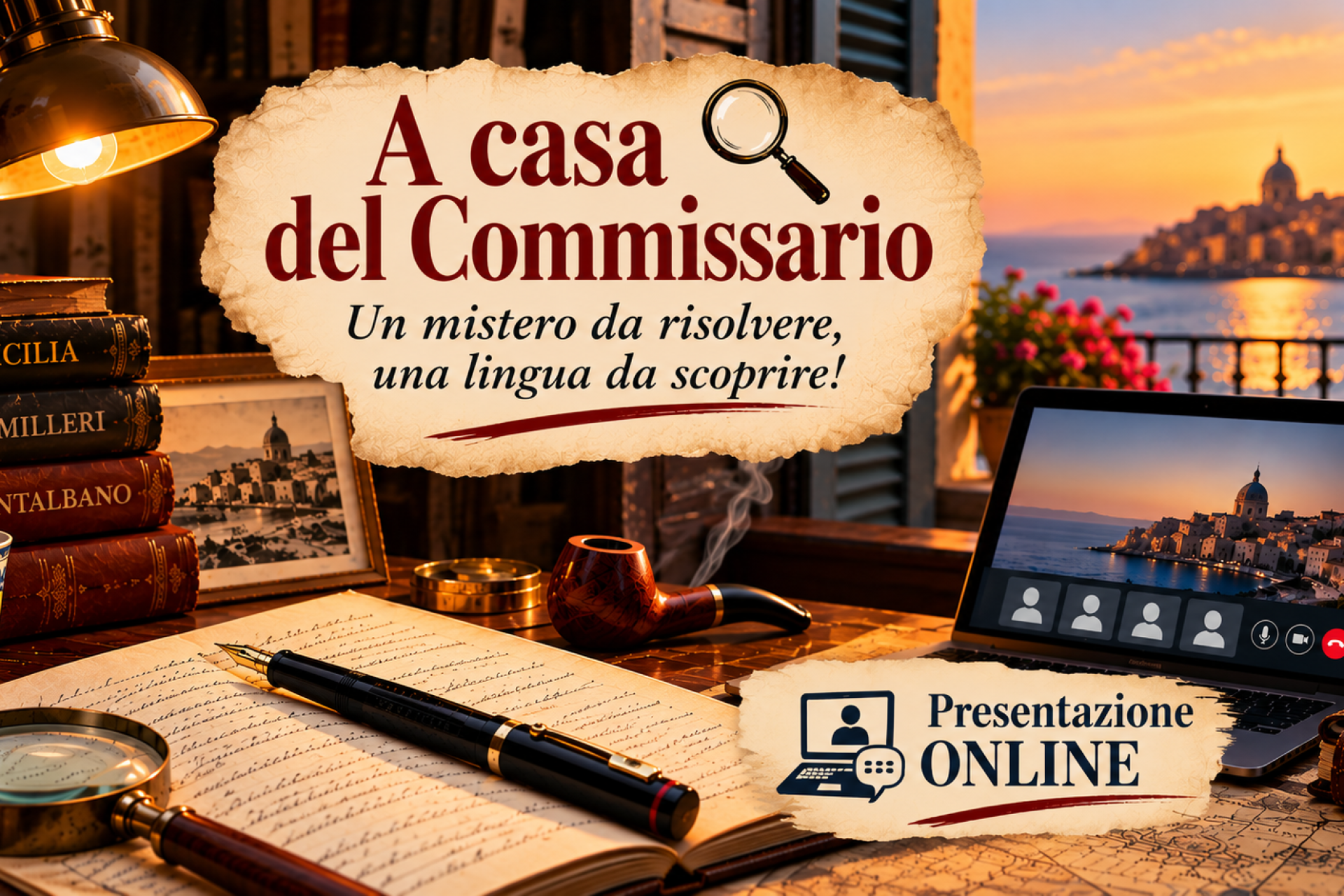 Presentazione online A Casa del Commissario
